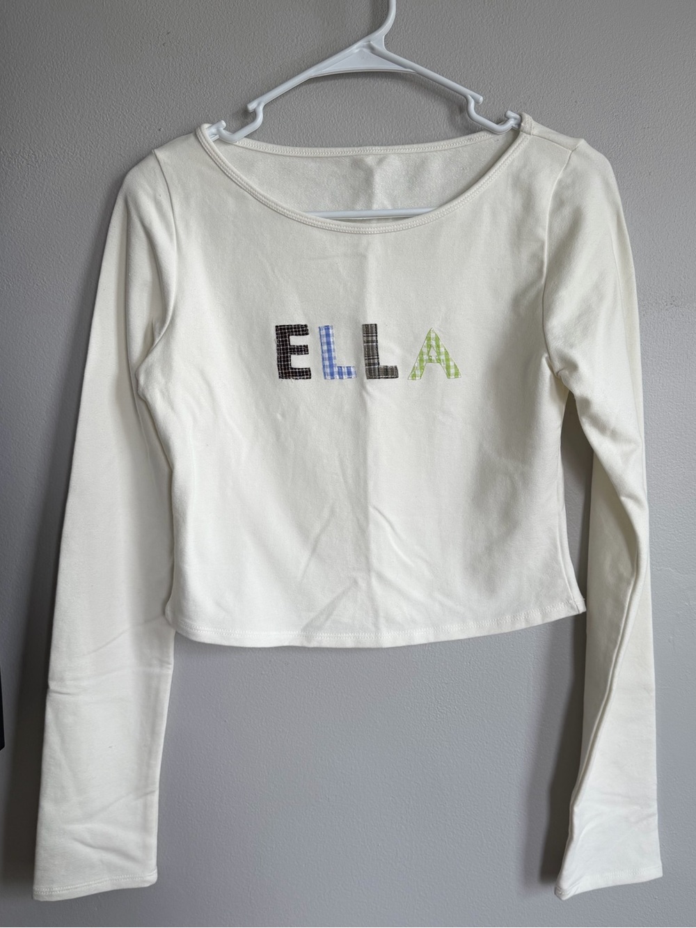 Oddli Custom Long Sleeve Shirt ELLA Patchwork‎ M